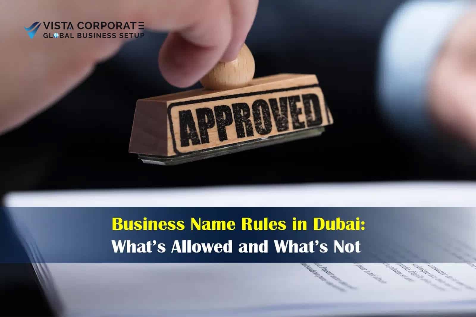 Business Name Rules in Dubai