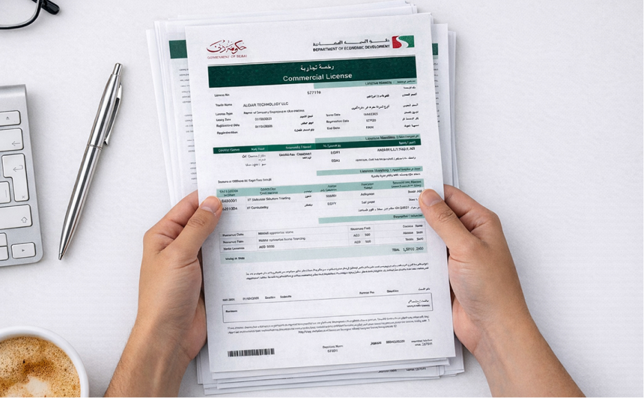 Commercial Trade License in Dubai